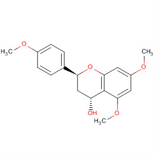 618461-39-5  2H-1-Benzopyran-4-ol,3,4-dihydro-5,7-dimethoxy-2-(4-methoxyphenyl)-, (2S,4R)-