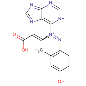 61373-47-5  Diazenium,1-(2-carboxyethenyl)-2-(4-hydroxy-2-methylphenyl)-1-(1H-purin-6-yl)-