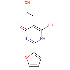 61378-84-5  4(1H)-Pyrimidinone, 2-(2-furanyl)-6-hydroxy-5-(2-hydroxyethyl)-