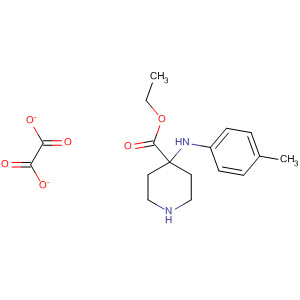 61379-93-9  4-Piperidinecarboxylic acid, 4-[(4-methylphenyl)amino]-, ethyl ester,ethanedioate (1:1)