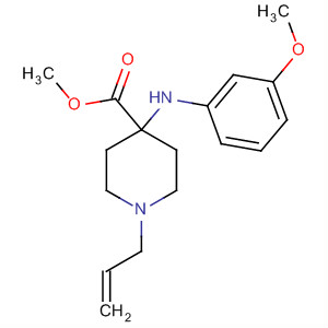 61379-98-4  4-Piperidinecarboxylic acid,4-[(3-methoxyphenyl)amino]-1-(2-propenyl)-, methyl ester