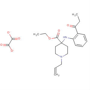 61380-29-8  4-Piperidinecarboxylic acid,4-[(1-oxopropyl)phenylamino]-1-(2-propenyl)-, ethyl ester, ethanedioate(1:1)