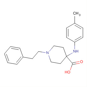 61405-96-7  4-Piperidinecarboxylic acid,4-[(4-methylphenyl)amino]-1-(2-phenylethyl)-