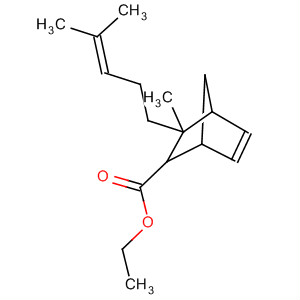61432-77-7  Bicyclo[2.2.1]hept-5-ene-2-carboxylic acid,3-methyl-3-(4-methyl-3-pentenyl)-, ethyl ester