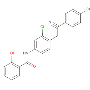 61438-49-1  Benzamide,N-[3-chloro-4-[(4-chlorophenyl)cyanomethyl]phenyl]-2-hydroxy-