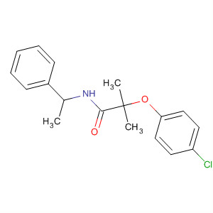 61439-07-4  Propanamide, 2-(4-chlorophenoxy)-2-methyl-N-(1-phenylethyl)-