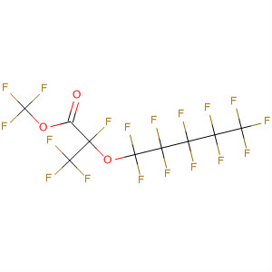 61447-02-7  Propanoic acid, 2,3,3,3-tetrafluoro-2-[(undecafluoropentyl)oxy]-,trifluoromethyl ester