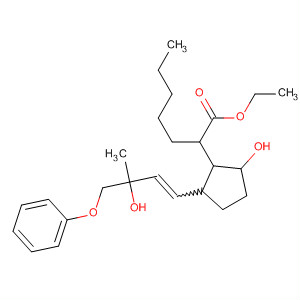61451-11-4  Cyclopentaneheptanoic acid,2-hydroxy-5-(3-hydroxy-3-methyl-4-phenoxy-1-butenyl)-, ethyl ester