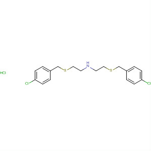 61455-03-6  Ethanamine,2-[[(4-chlorophenyl)methyl]thio]-N-[2-[[(4-chlorophenyl)methyl]thio]ethyl]-,hydrochloride