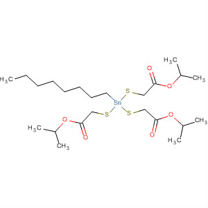 61467-77-4  8-Oxa-3,5-dithia-4-stannadecanoic acid,9-methyl-4-[[2-(1-methylethoxy)-2-oxoethyl]thio]-4-octyl-7-oxo-,1-methylethyl ester