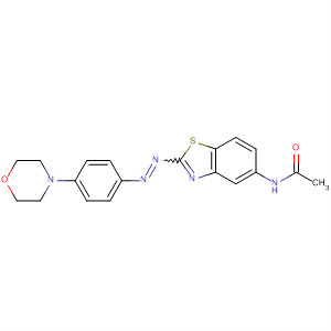 61467-84-3  Acetamide, N-[2-[[4-(4-morpholinyl)phenyl]azo]-5-benzothiazolyl]-