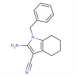 61479-14-9  1H-Indole-3-carbonitrile, 2-amino-4,5,6,7-tetrahydro-1-(phenylmethyl)-