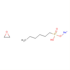 61488-92-4  Phosphonic acid, hexyl-, mono(2-hydroxyethyl) ester, monosodium salt