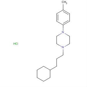 61491-94-9  Piperazine, 1-(3-cyclohexylpropyl)-4-(4-methylphenyl)-,monohydrochloride