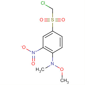61496-66-0  Benzenamine, 4-[(chloromethyl)sulfonyl]-N-methoxy-N-methyl-2-nitro-