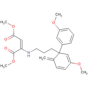 61528-29-8  2-Butenedioic acid,2-[[2-[3-methoxy-1-(3-methoxyphenyl)-6-methylene-2,4-cyclohexadien-1-yl]ethyl]methylamino]-, dimethyl ester, (E)-