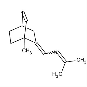 61530-95-8  Bicyclo[2.2.2]oct-2-ene, 1-methyl-6-(3-methyl-2-butenylidene)-