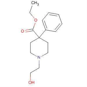 61532-49-8  4-Piperidinecarboxylic acid, 1-(2-hydroxyethyl)-4-phenyl-, ethyl ester