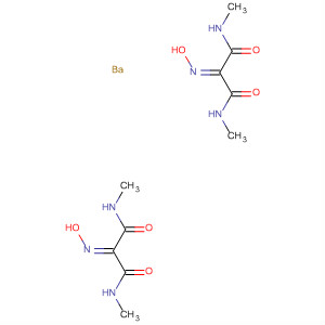 61538-57-6  Propanediamide, 2-(hydroxyimino)-N,N'-dimethyl-, barium salt (2:1)