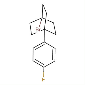 61541-34-2  Bicyclo[2.2.2]octane, 1-bromo-4-(4-fluorophenyl)-