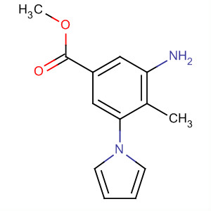 61544-58-9  Benzoic acid, 3-amino-4-methyl-5-(1H-pyrrol-1-yl)-, methyl ester