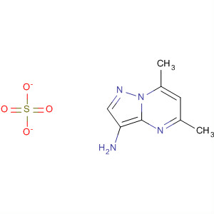 61552-50-9  Pyrazolo[1,5-a]pyrimidin-3-amine, 5,7-dimethyl-, sulfate (1:1)