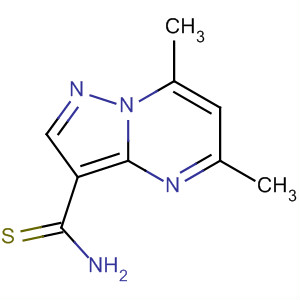 61552-55-4  Pyrazolo[1,5-a]pyrimidine-3-carbothioamide, 5,7-dimethyl-