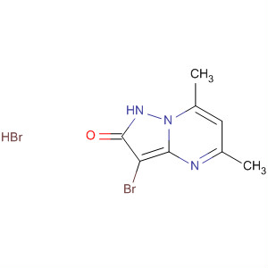 61552-59-8  Pyrazolo[1,5-a]pyrimidin-2(1H)-one, 3-bromo-5,7-dimethyl-,monohydrobromide