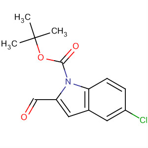 615552-58-4  1H-Indole-1-carboxylic acid, 5-chloro-2-formyl-, 1,1-dimethylethyl ester