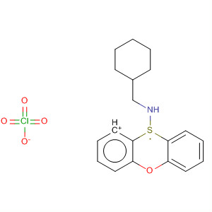 61558-62-1  Phenoxathiinium, 10-(cyclohexylmethylamino)-, perchlorate