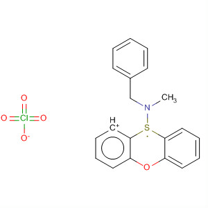 61558-64-3  Phenoxathiinium, 10-[methyl(phenylmethyl)amino]-, perchlorate