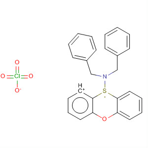 61558-68-7  Phenoxathiinium, 10-[bis(phenylmethyl)amino]-, perchlorate