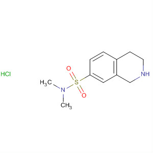 61563-42-6  7-Isoquinolinesulfonamide, 1,2,3,4-tetrahydro-N,N-dimethyl-,monohydrochloride