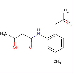 61564-07-6  Butanamide, 3-hydroxy-N-[5-methyl-2-(2-oxopropyl)phenyl]-