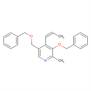 61595-28-6  Pyridine,2-methyl-3-(phenylmethoxy)-5-[(phenylmethoxy)methyl]-4-(1-propenyl)-,(Z)-