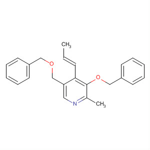 61595-37-7  Pyridine,2-methyl-3-(phenylmethoxy)-5-[(phenylmethoxy)methyl]-4-(1-propenyl)-,(E)-