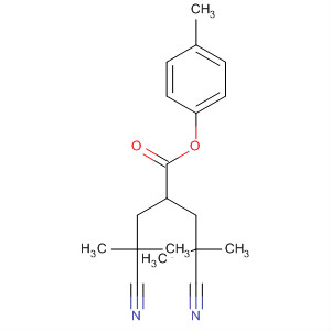 61596-33-6  Pentanoic acid, 4-cyano-2-(2-cyano-2-methylpropyl)-4-methyl-,4-methylphenyl ester