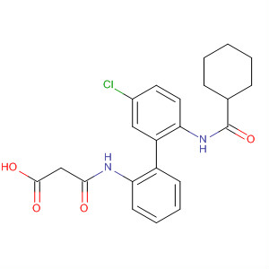 61598-52-5  Propanoic acid,3-[[5-chloro-2-[(cyclohexylcarbonyl)amino]phenyl]phenylamino]-3-oxo-