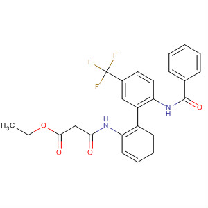 61598-57-0  Propanoic acid,3-[[2-(benzoylamino)-5-(trifluoromethyl)phenyl]phenylamino]-3-oxo-,ethyl ester