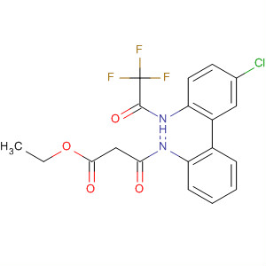 61598-76-3  Propanoic acid,3-[[5-chloro-2-[(trifluoroacetyl)amino]phenyl]phenylamino]-3-oxo-, ethylester