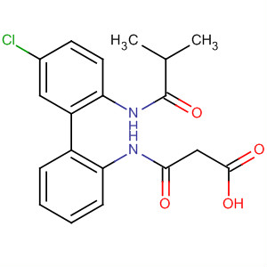 61598-80-9  Propanoic acid,3-[[5-chloro-2-[(2-methyl-1-oxopropyl)amino]phenyl]phenylamino]-3-oxo-