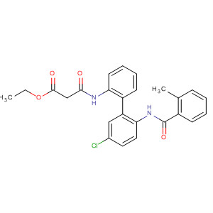 61598-82-1  Propanoic acid,3-[[5-chloro-2-[(2-methylbenzoyl)amino]phenyl]phenylamino]-3-oxo-,ethyl ester
