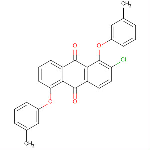 61601-43-2  9,10-Anthracenedione, 2-chloro-1,5-bis(3-methylphenoxy)-