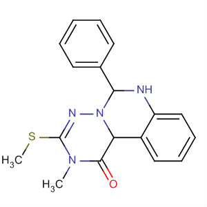 61602-91-3  2H-[1,2,4]Triazino[1,6-c]quinazolin-1(6H)-one,7,11b-dihydro-2-methyl-3-(methylthio)-6-phenyl-