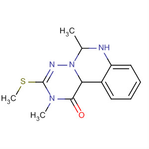61603-00-7  2H-[1,2,4]Triazino[1,6-c]quinazolin-1(6H)-one,7,11b-dihydro-2,6-dimethyl-3-(methylthio)-
