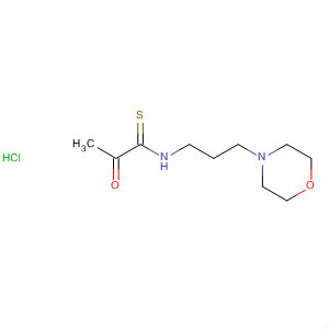 61610-16-0  Propanethioamide, N-[3-(4-morpholinyl)propyl]-2-oxo-,monohydrochloride