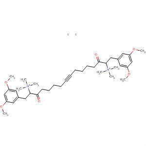 61621-76-9  7-Tetradecyne-1,14-diaminium,1,14-bis[(3,5-dimethoxyphenyl)methyl]-N,N,N,N',N',N'-hexamethyl-2,13-dioxo-, diiodide