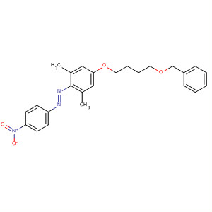 616236-14-7  Diazene,[2,6-dimethyl-4-[4-(phenylmethoxy)butoxy]phenyl](4-nitrophenyl)-
