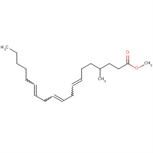 61626-32-2  7,10,13-Nonadecatrienoic acid, 4-methyl-, methyl ester