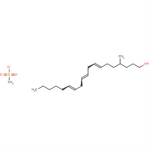61626-34-4  7,10,13-Nonadecatrien-1-ol, 4-methyl-, methanesulfonate